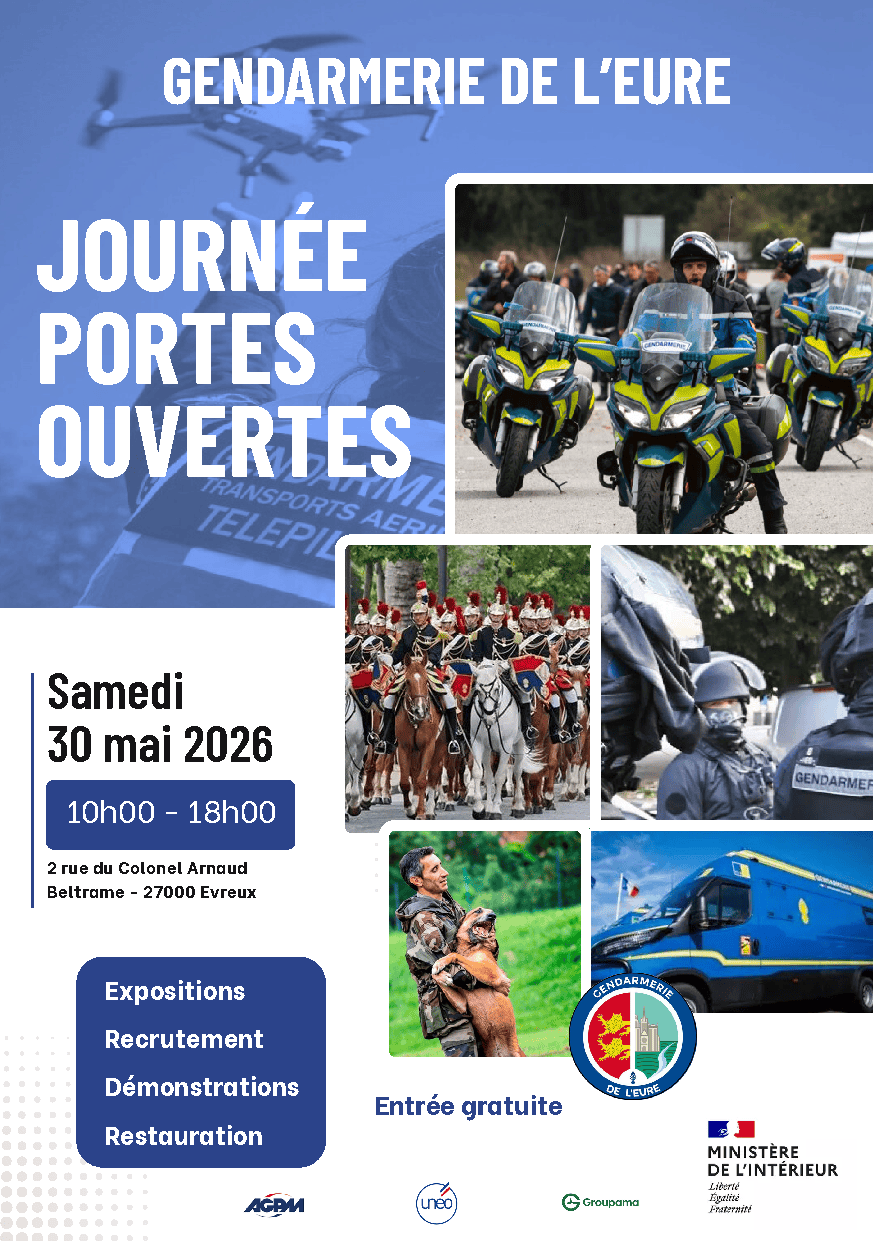 Journée portes ouvertes de la Gendarmerie de l’Eure